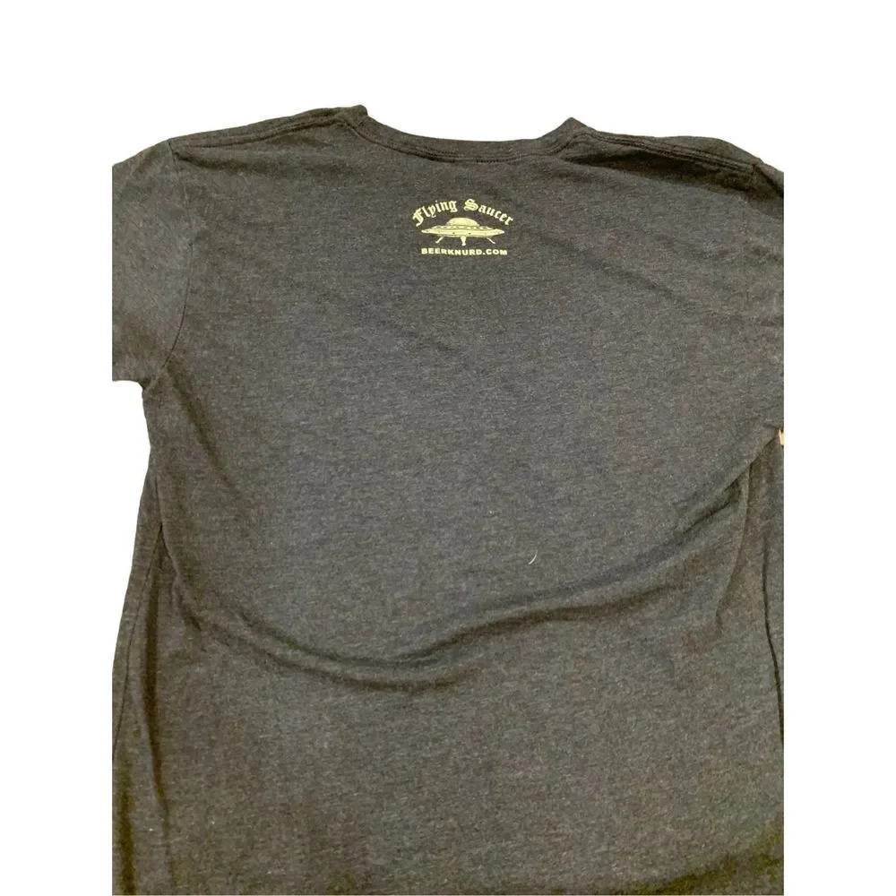 Flying Saucer Beer‎ Knurd 2016 Graphic T-Shirt, Size Medium, Next Level EUC - Picture 4 of 9